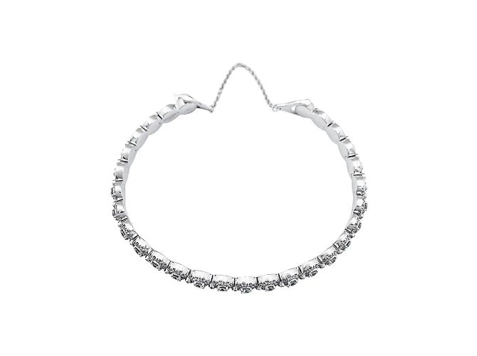 Bracciale Messika, "Joy Diamond Halo", diamanti, oro bianco. - vista 5