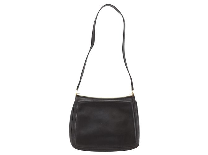Borsa a spalla in pelle marrone e oro della linea Sherry di GUCCI Auth ka1343 D'oro - vista 3