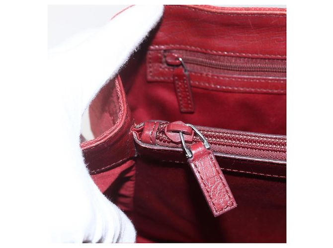 Bamboo Borsa a mano in tela GG Gucci con bambù rosso 112526 Auth ep12621 - vista 15