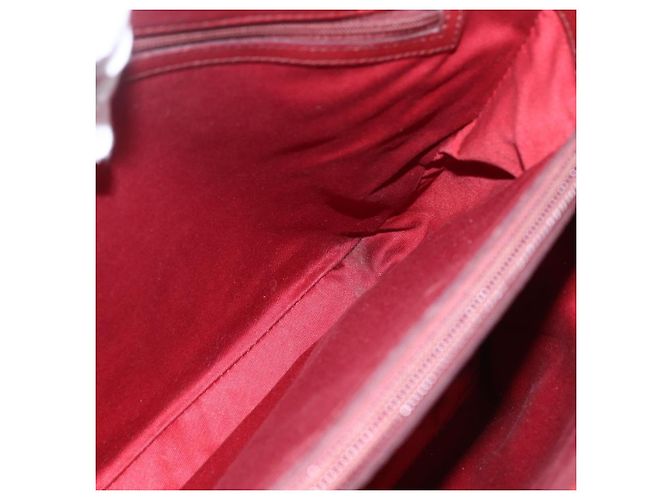 Bamboo Borsa a mano in tela GG Gucci con bambù rosso 112526 Auth ep12621 - vista 18