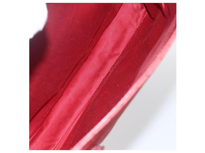 Bamboo Borsa a mano in tela GG Gucci con bambù rosso 112526 Auth ep12621 - vista 22