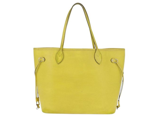 LOUIS VUITTON Epi Neverfull MM Tote Bag Yellow Pistachian M40956 LV Auth bs31791 - view 13