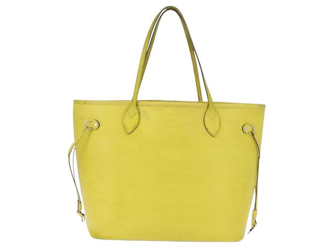 LOUIS VUITTON Epi Neverfull MM Tote Bag Yellow Pistachian M40956 LV Auth bs31791 - view 2