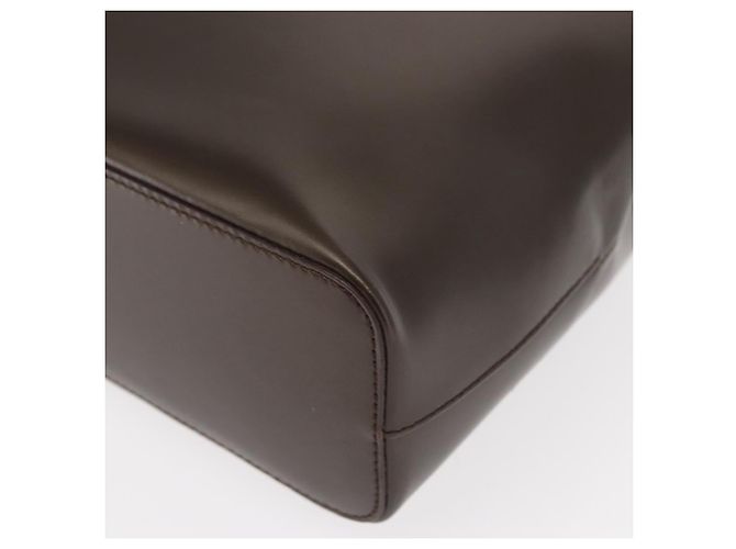 Borsa a Spalla LOEWE in Pelle Marrone Argento Autentica bs32118 - vista 14