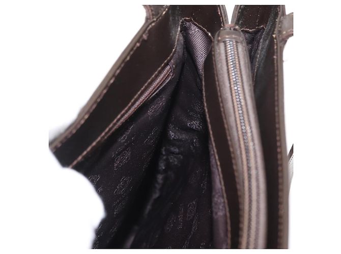 Borsa a Spalla LOEWE in Pelle Marrone Argento Autentica bs32118 - vista 18