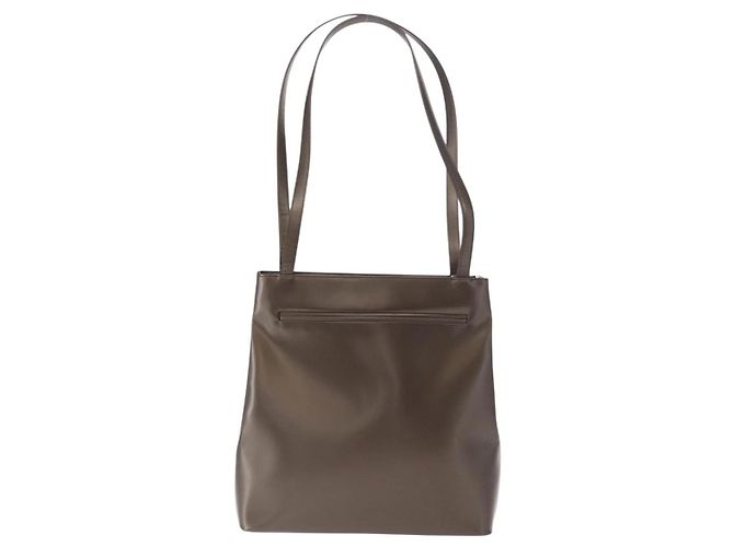 Borsa a Spalla LOEWE in Pelle Marrone Argento Autentica bs32118 - vista 2
