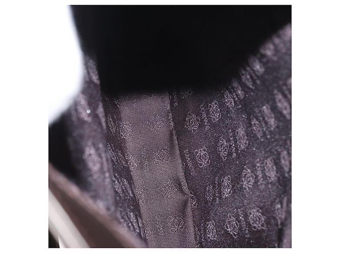Borsa a Spalla LOEWE in Pelle Marrone Argento Autentica bs32118 - vista 20