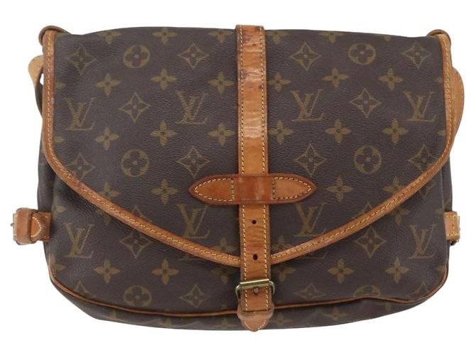 LOUIS VUITTON Borsa a Spalla Monogram Saumur 30 M42256 LV Auth ep12539 Monogramma - vista 2