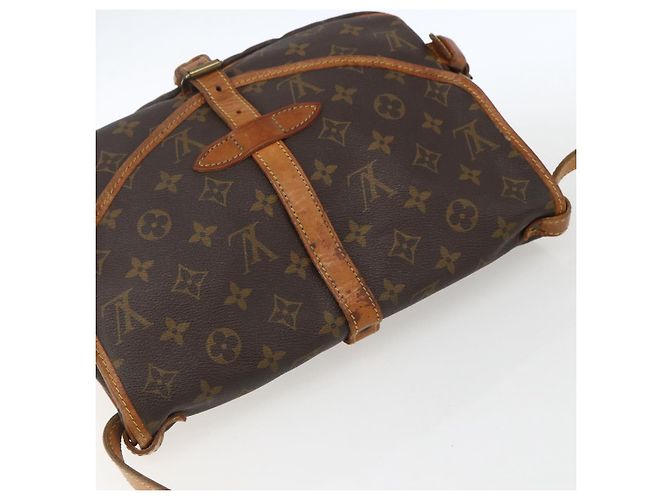 LOUIS VUITTON Borsa a Spalla Monogram Saumur 30 M42256 LV Auth ep12539 Monogramma - vista 6