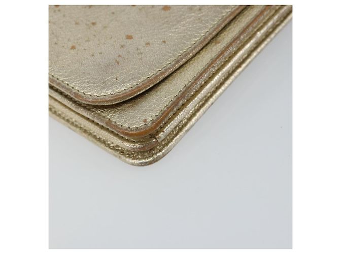 Borsa a spalla in pelle Miu Miu con catena dorata Auth 159461 D'oro - vista 11