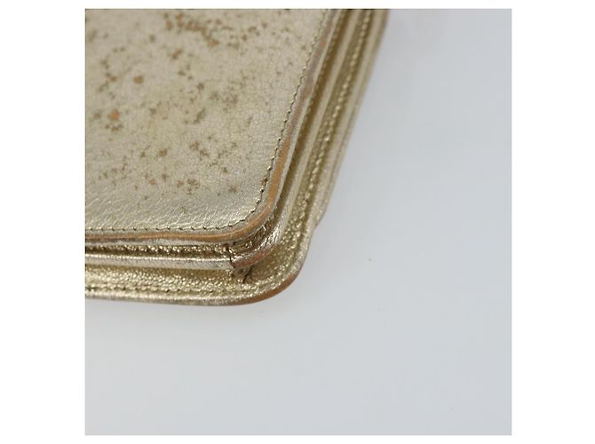 Borsa a spalla in pelle Miu Miu con catena dorata Auth 159461 D'oro - vista 12
