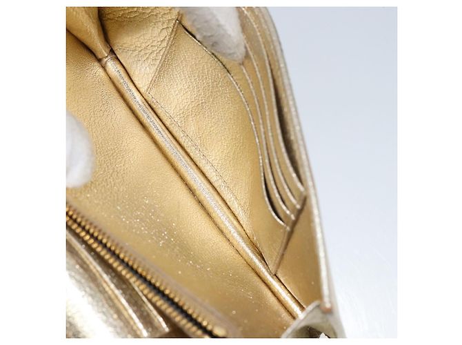 Borsa a spalla in pelle Miu Miu con catena dorata Auth 159461 D'oro - vista 23