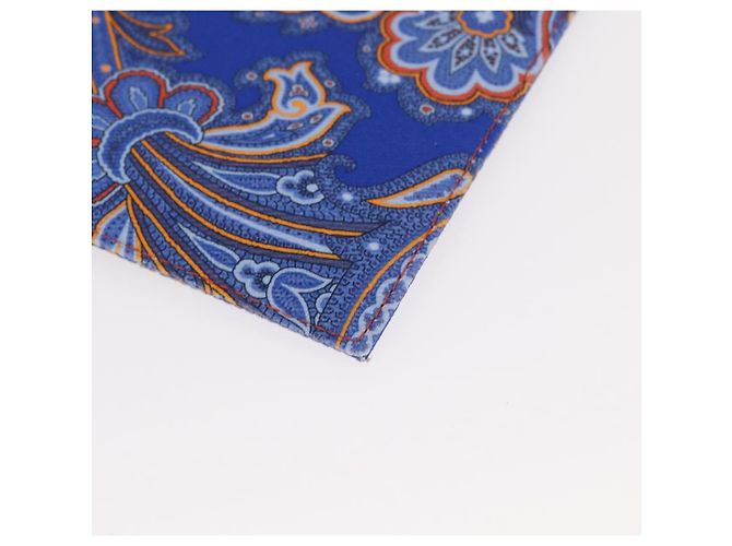 ETRO Pochette Paisley in Tela Pelle Blu Oro Auth am10247V D'oro - vista 12