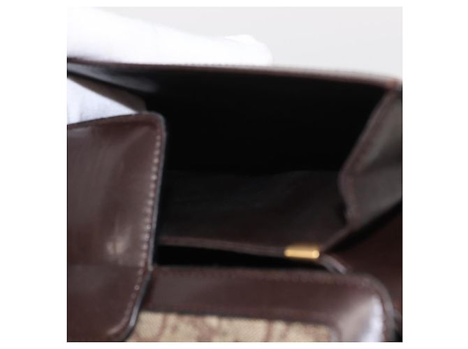 BORSO A SPALLA IN CANVAS BEIGE E ORO CÉLINE C SULKY CARRIAGE A CAVALLO Auth 159431 D'oro - vista 21