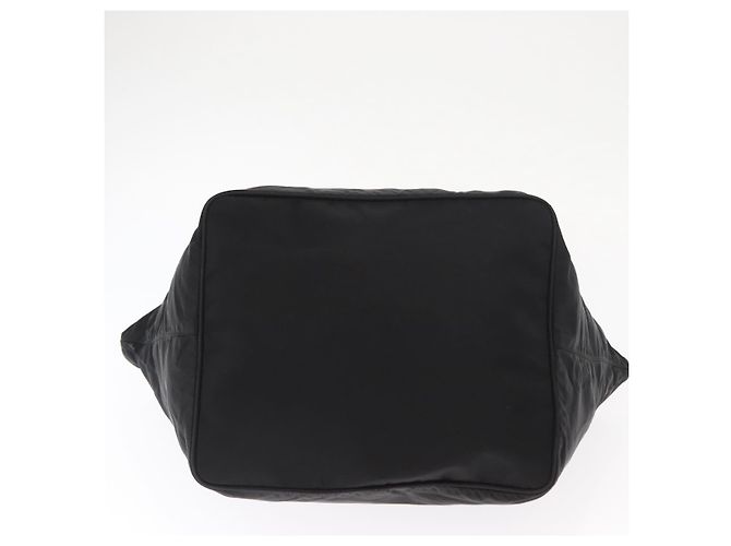 Prada Tote Bag aus schwarzem Nylon mit Silber authentisch 160272 - Ansicht 10