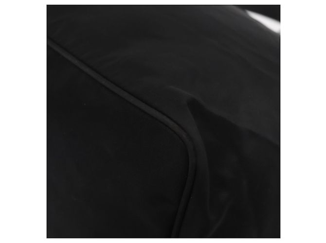 Prada Tote Bag aus schwarzem Nylon mit Silber authentisch 160272 - Ansicht 12