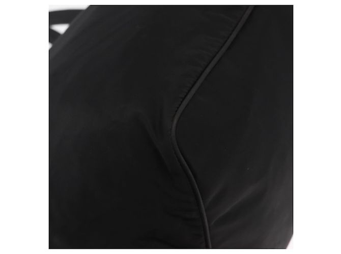 Prada Tote Bag aus schwarzem Nylon mit Silber authentisch 160272 - Ansicht 13