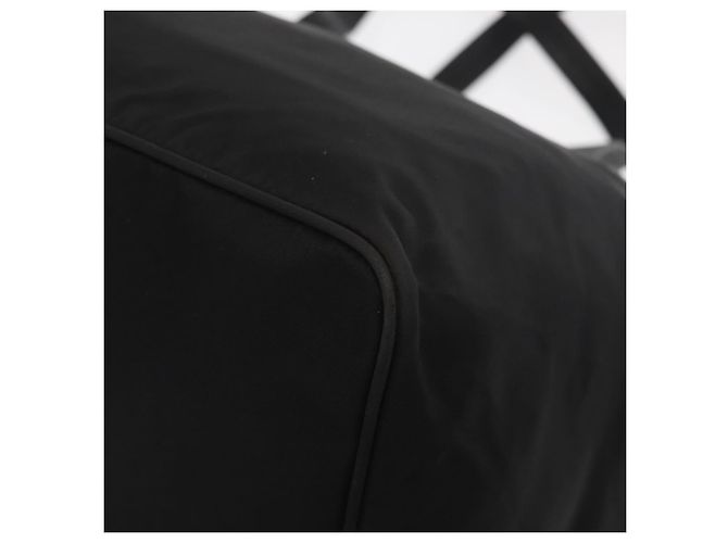 Prada Tote Bag aus schwarzem Nylon mit Silber authentisch 160272 - Ansicht 14