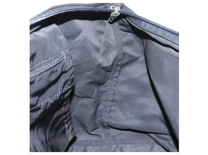 Prada Tote Bag aus schwarzem Nylon mit Silber authentisch 160272 - Ansicht 19