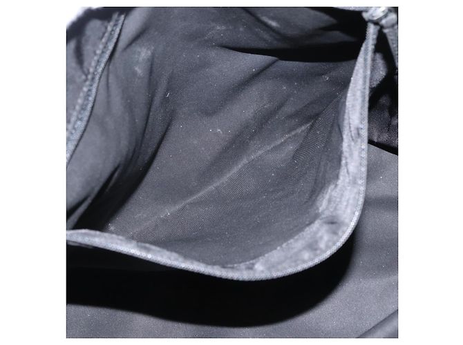 Prada Tote Bag aus schwarzem Nylon mit Silber authentisch 160272 - Ansicht 22