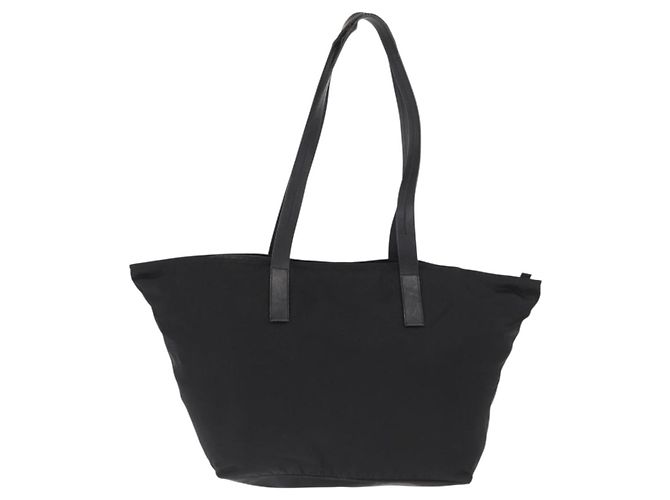 Prada Tote Bag aus schwarzem Nylon mit Silber authentisch 160272 - Ansicht 3