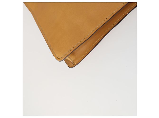Gucci Borsa a Spalla in Pelle Marrone Oro Auth 156124 D'oro - vista 11