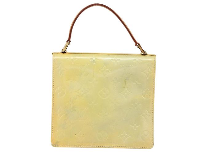LOUIS VUITTON Borsa a mano Spring Street Monogram Vernis Grigio M91029 LV Auth gh1568 - vista 3