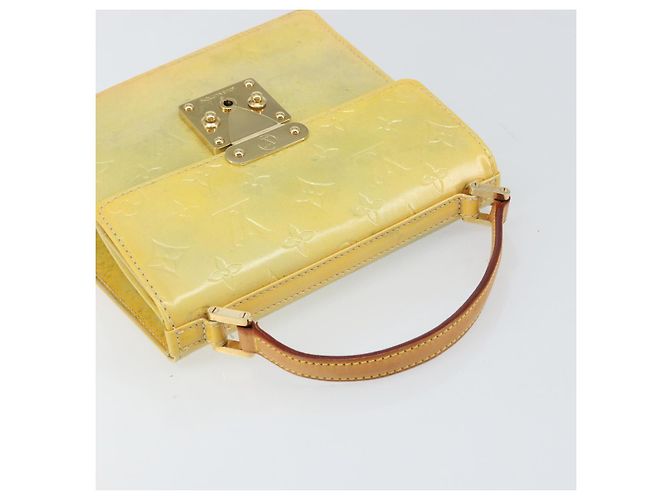LOUIS VUITTON Borsa a mano Spring Street Monogram Vernis Grigio M91029 LV Auth gh1568 - vista 6
