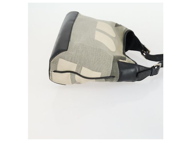 BALLY Borsa a Mano in Pelle PVC Tela 4 Set Beige Nero Marrone Auth bs32143 - vista 22