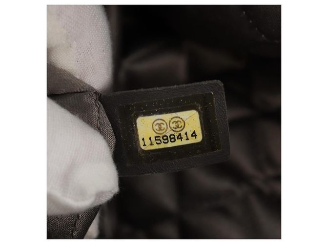 CHANEL Sac à main Matelassé en cuir Champagne Or CC Auth 160074 Doré - vue 21