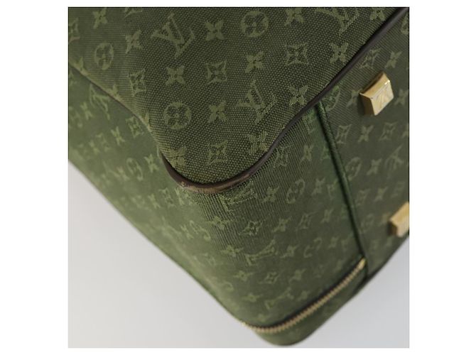 LOUIS VUITTON Monogram Mini mini claudine Bolsa Boston Khaki MB0082 LV Auth mr1701 Caqui - vista 10