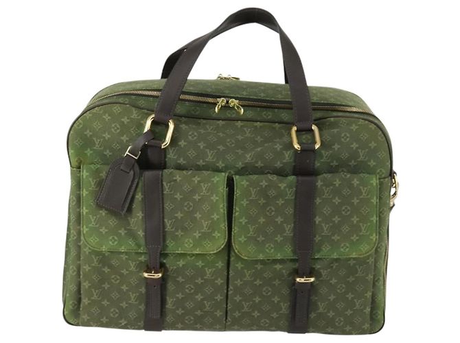 LOUIS VUITTON Monogram Mini mini claudine Bolsa Boston Khaki MB0082 LV Auth mr1701 Caqui - vista 13