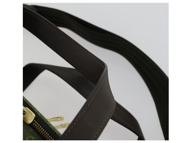 LOUIS VUITTON Monogram Mini mini claudine Bolsa Boston Khaki MB0082 LV Auth mr1701 Caqui - vista 14