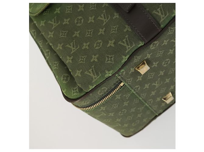 LOUIS VUITTON Monogram Mini mini claudine Bolsa Boston Khaki MB0082 LV Auth mr1701 Caqui - vista 16