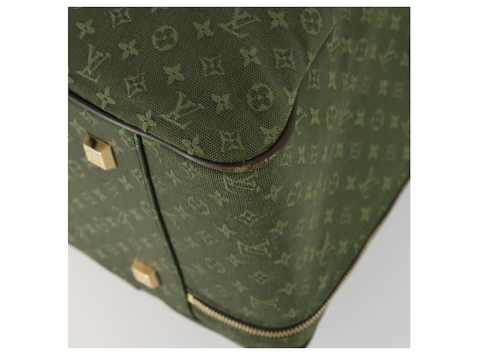 LOUIS VUITTON Monogram Mini mini claudine Bolsa Boston Khaki MB0082 LV Auth mr1701 Caqui - vista 17