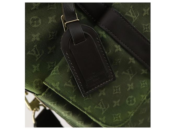 LOUIS VUITTON Monogram Mini mini claudine Bolsa Boston Khaki MB0082 LV Auth mr1701 Caqui - vista 18