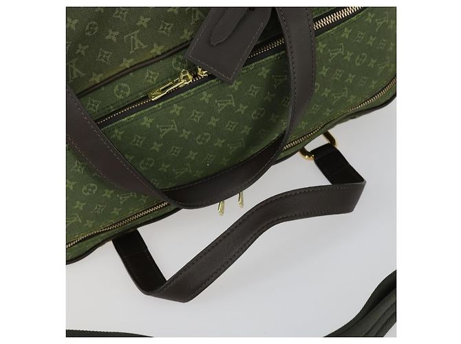 LOUIS VUITTON Monogram Mini mini claudine Bolsa Boston Khaki MB0082 LV Auth mr1701 Caqui - vista 9