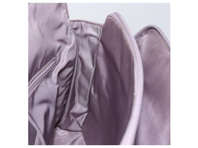PRADA Borsa a mano in nylon lavanda argento autentica 159273 - vista 18