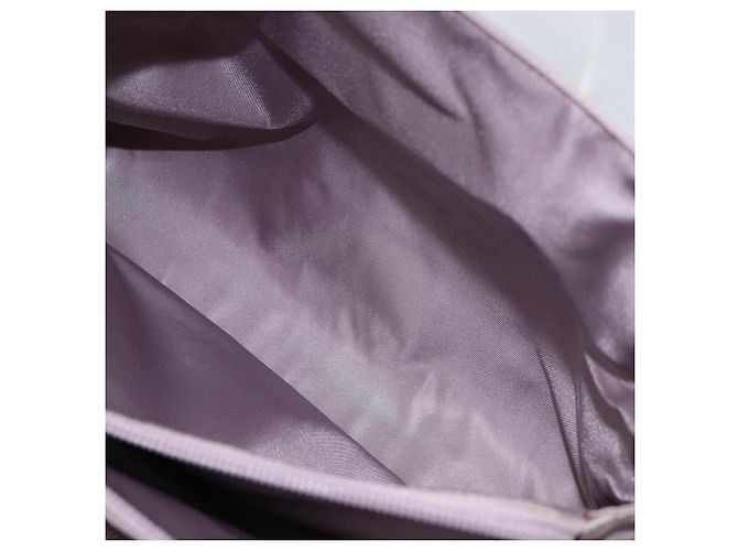 PRADA Borsa a mano in nylon lavanda argento autentica 159273 - vista 23