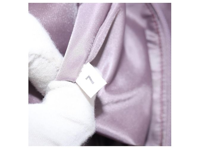 PRADA Borsa a mano in nylon lavanda argento autentica 159273 - vista 24