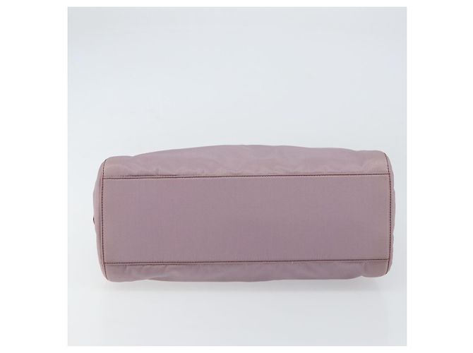 PRADA Borsa a mano in nylon lavanda argento autentica 159273 - vista 9