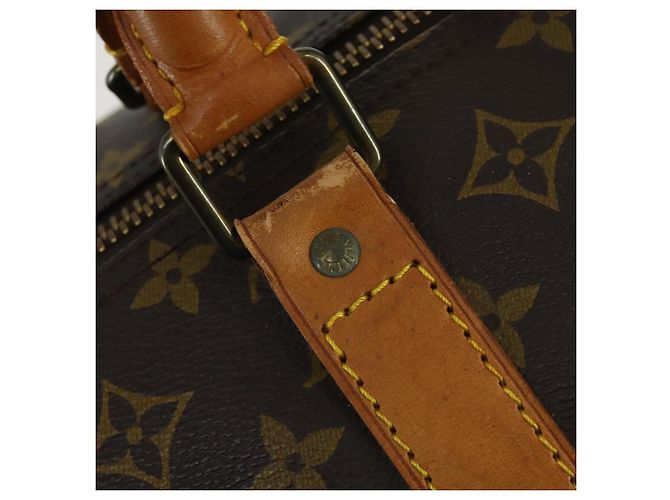 LOUIS VUITTON Borsa Boston Monogram Keepall 60 M41422 LV Auth BA8830 Monogramma - vista 14