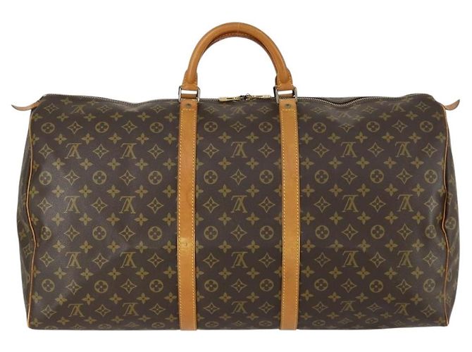 LOUIS VUITTON Borsa Boston Monogram Keepall 60 M41422 LV Auth BA8830 Monogramma - vista 3