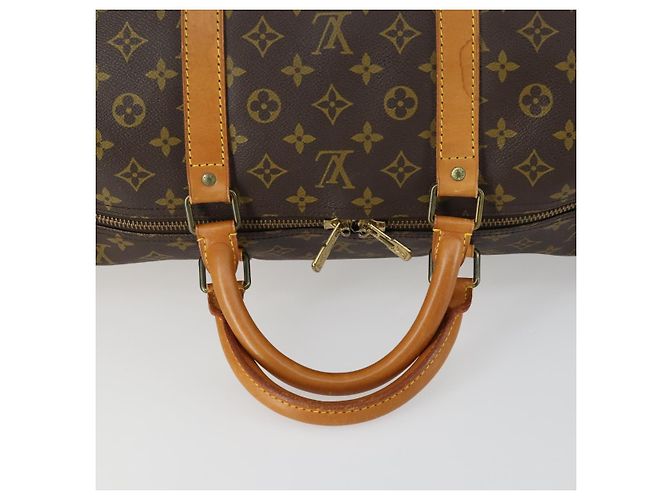 LOUIS VUITTON Borsa Boston Monogram Keepall 60 M41422 LV Auth BA8830 Monogramma - vista 7