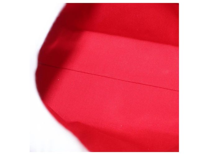 LOUIS VUITTON Monogram Vernis Reade PM Borsa a Mano Rossa M91088 LV Auth BA9357 Rosso - vista 11