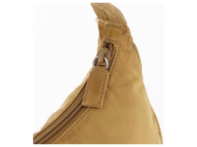 Pochete de nylon PRADA amarela Auth 159602 Amarelo - vista 14