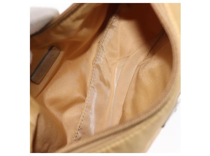 Pochete de nylon PRADA amarela Auth 159602 Amarelo - vista 17