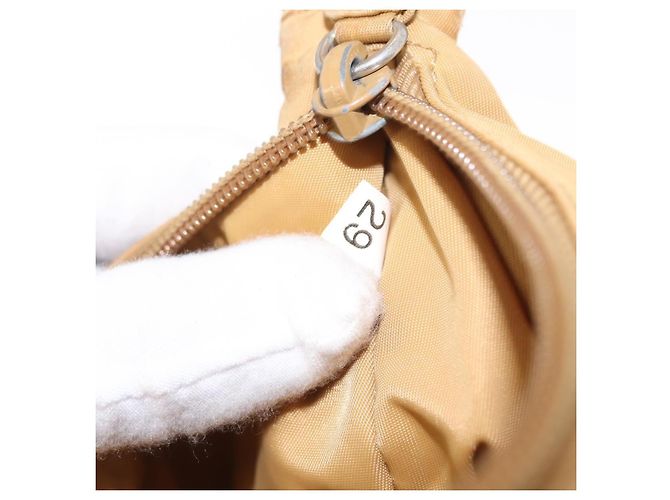 Pochete de nylon PRADA amarela Auth 159602 Amarelo - vista 20