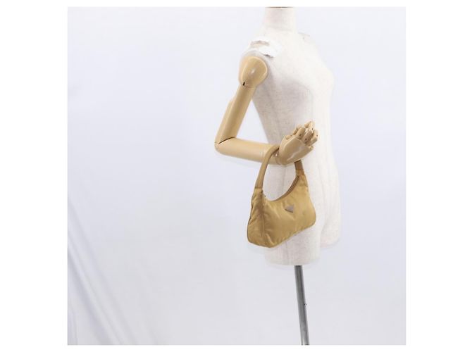 Pochete de nylon PRADA amarela Auth 159602 Amarelo - vista 21