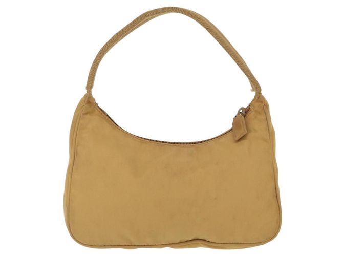 Pochete de nylon PRADA amarela Auth 159602 Amarelo - vista 3